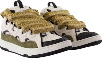 Lanvin Womens Curb Sneaker White Synthetic