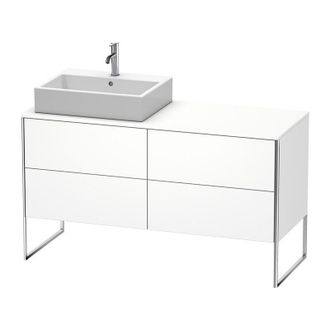 Duravit Mueble De Pared Duravit Xsquare 140.0 X 54.8 Cm, 4 Cajones, Color (frente/cuerpo): Perla De Albaricoque Laca De Alto Brillo - Xs4923r1010