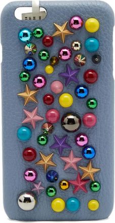 Dolce & Gabbana Leren iPhone 6 Plus hoesje - Blauw