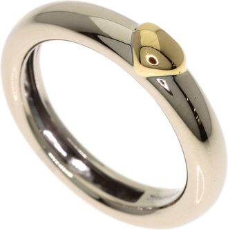 Tiffany & Co. Yellow Gold (18K) White Gold (18K) Band Ring (Pre-Owned)