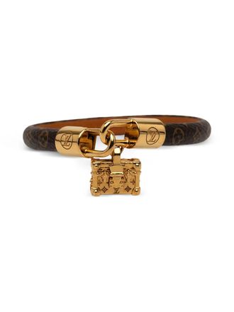 Louis Vuitton Bracciale con monogramma Petite Malle Keep It 2021 - Marrone