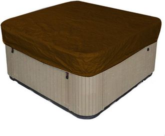 OEM Cubierta Cuadrada Para Jacuzzi De 207 &times; 207 &times; 30 Cm - Tejido De Poli&eacute;ster 190t Impermeable - Resistente A Los Rayos Uv Y Al Polvo - Incluye Bolsa De A