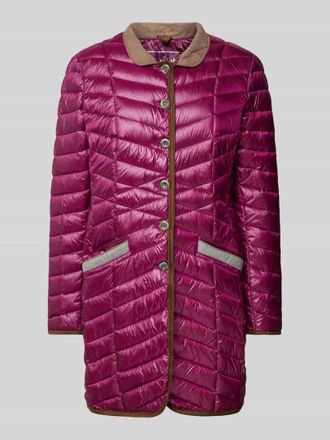 White Label Steppmantel mit Stehkragen in Pink, Gr&ouml;&szlig;e 38