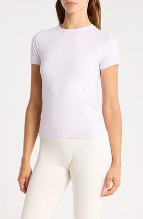 Zella Serenity Side Ruched T-Shirt in Purple Hush at Nordstrom Rack, Size X-Large