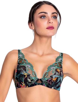 Lise Charmel Womens Fleurs Etoiles Triangle Bra - Multicolour Polyamide - Size 32B