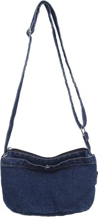 Generic Women Small Crossbody Bag with Zipper Shoulder Bags Adjustable Straps Shoulder Purse Casual Shoulder Handbags Vintage Tote Bag Cowboy Bags (Dark Blue)
