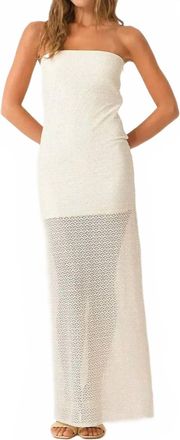 PQ Swim Swim Aura Dress In Biscotti