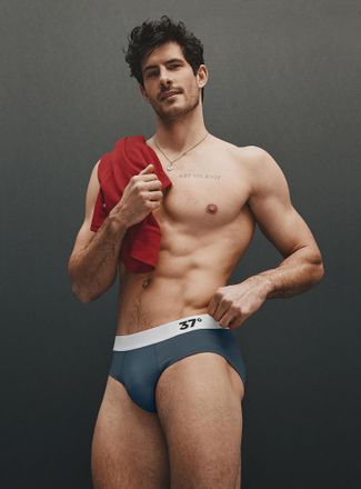 Le 31 Mens Sporty microfibre brief Retransformed polyester