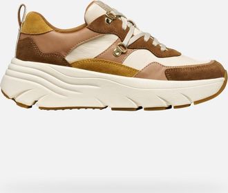 Geox Scarpe Diamanta Donna Marrone/beige