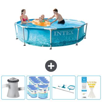 Intex Piscina Con Estructura Redonda - 305x76 Cm - 7-piezas Scb94