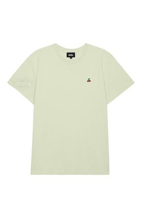 Dalix Womens Lil Cherry Lightweight Everyday Tee in Cucumber at Nordstrom, Size Xx-Large