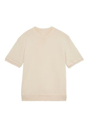Fortela Ohio Brushed Jersey Short Sleeve Sweatshirt in Taupe at Nordstrom, Size Small Eu