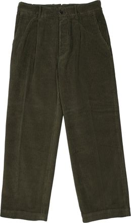Nine In The Morning Neutrals Ribbed Cotton Wide-Leg Pants
