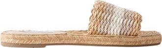Aquazzura Platte Sandalen voor Stranddagen - Dames - Sandalen - Beige - 38 EU - Leer - Schoenen