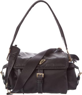 Prada Explore Medium Re-Nylon & Leather Shoulder Bag