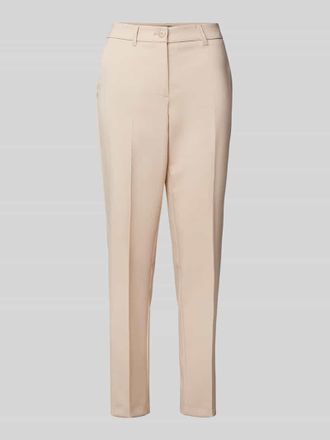 Betty Barclay Regular Fit Stoffhose mit B&uuml;gelfalten in Beige, Gr&ouml;&szlig;e 40