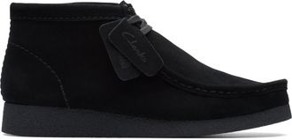 Clarks Shacre Wallabee Boot, mens Chukka, Black (Black Suede), 8.5 UK (42.5 EU)