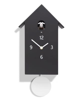 Diamantini & Domeniconi Zuba cuckoo clock - unisex - Metal/MDF Wood - One Size - Black