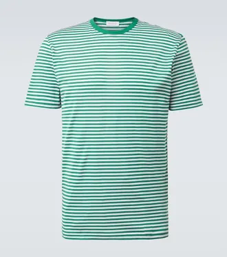 Sunspel Striped cotton T-shirt