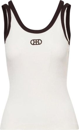 Beaumont Amsterdam Dax Singlet - Dames - Tops - Wit - Maat: L Katoen