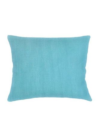 Anaya with Love So Soft Linen Luxe Blue Dutch Euro Pillow with Down Alternative Insert in Caribbean at Nordstrom, Size 28X36