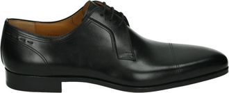 Magnanni Heren Zakelijke Lage Schoenen in Zwart - Heren - Nette schoenen - Zwart - 46 EU - Leer - Schoenen