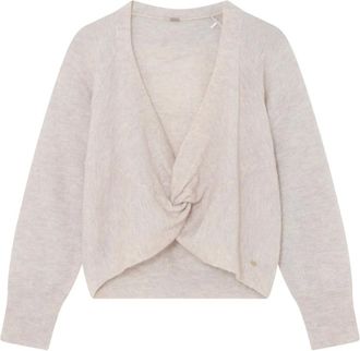Gustav Truien & Vesten, Dames, Beige, XS, Wol, V-hals Breiwerk