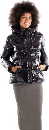 Pinko Pinko, Jassen, Dames, Zwart, XS, Nylon, Eleodoro Jacket