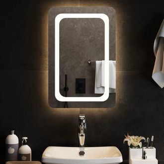 vidaXL Espejo De Ba&ntilde;o Con Led 40x60 Cm Vidaxl
