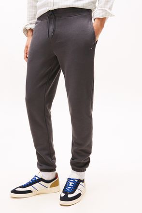 Tommy Jeans Sweathose TOMMY JEANS TJM SLIM S FLAG SWEATPANT, Herren, Gr. XXL, N-Gr, washed schwarz, Sweatware, Obermaterial: 80% Baumwolle, 20% Polyester, slim fi