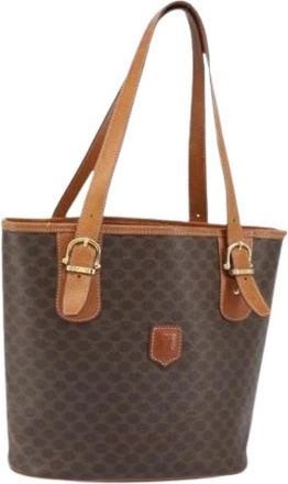 Celine Pre-owned Vintage Tote Bag - Dames - Vintage Shopper - Bruin - ONE Size - Vintage