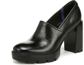 Naturalizer Womens Loafers & Moccasins - Pierson Open-Back, Black Leather, UK 3.5, Medium Fit