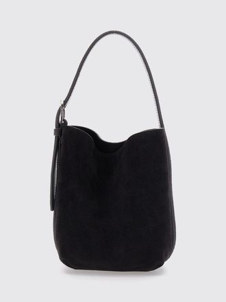 Toteme Mini borsa a mano in pelle di vitello scamosciata con manico regolabile