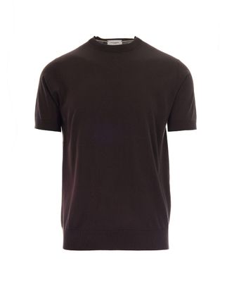 Paolo Pecora Brown Knit T-Shirt