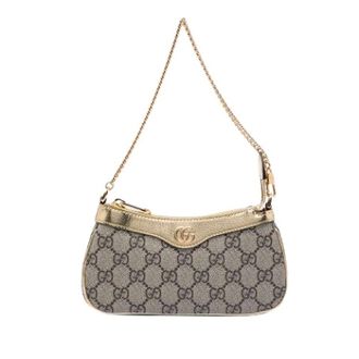 Gucci Pre-owned Mini Shoulder Bag - Dames - Pre-owned - Beige - Maat: ONE Size Leer