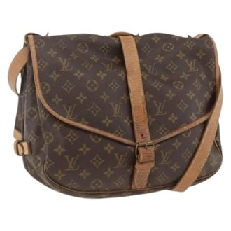 Louis Vuitton Pre-owned Cross Body Bags, female, Brown, Size: ONE SIZE Pre-owned Vintage Monogram Crossbody Bag
