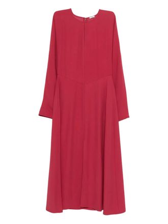 Joseph long-sleeve midi dress - Red