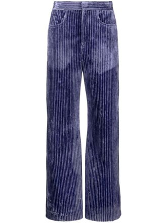 Isabel Marant Daryl corduroy trousers - Purple