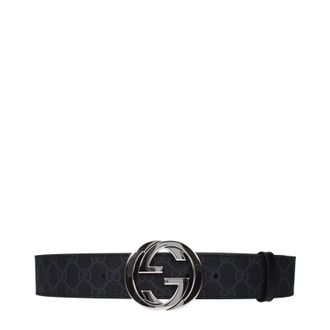 Gucci Damess Stoffen zwarte riem