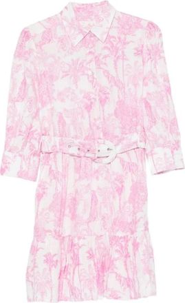 MC2 Saint Barth Daisi Shirt Dress - Dames - Shirt Kleedjes - Roze - L - Kleedjes