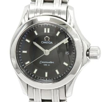 Omega Pre-owned Seamaster Roestvrij Staal Horloge 2581.52 - Dames - Vintage Horloges - Zwart - ONE Size - Vintage