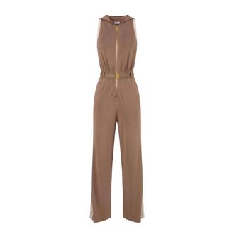 Elisabetta Franchi Dames, Jumpsuits & Playsuits, Beige, Maat: L Viscose
