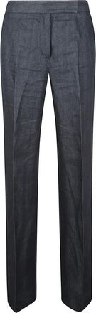 Max Mara Broeken, Dames, Grijs, S, Rechte broeken