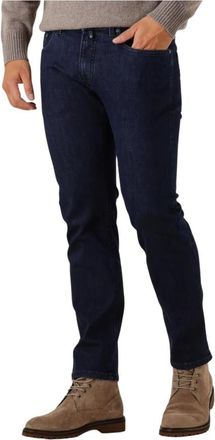 Pierre Cardin Jeans, Heren, Blauw, W36 L32, Denim, Lyon Tapered Jeans