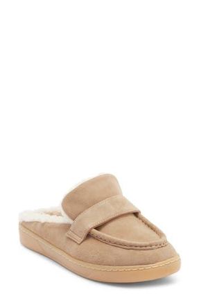 J/Slides Hudson Faux Shearling Lined Mule in Taupe at Nordstrom Rack, Size 7.5