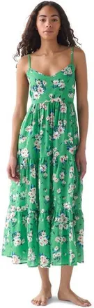 Kate Spade New York Tier Cover Up Swim Dress in Parrot Green at Nordstrom, Size X-Small