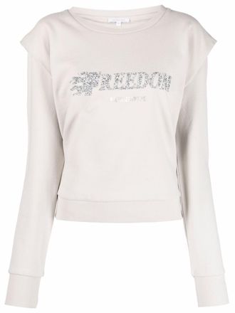 Patrizia Pepe Felpa Freedom - Grigio