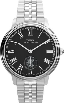 Timex Waterbury Metropolitan Heren Zilveren Horloge TW2Y23300