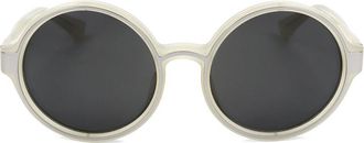 Linda Farrow DRIES VAN NOTEN DVN83 C1 Womens Sunglasses White Size 53