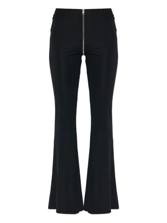 Alexander Wang zip-detail flared trousers - Black